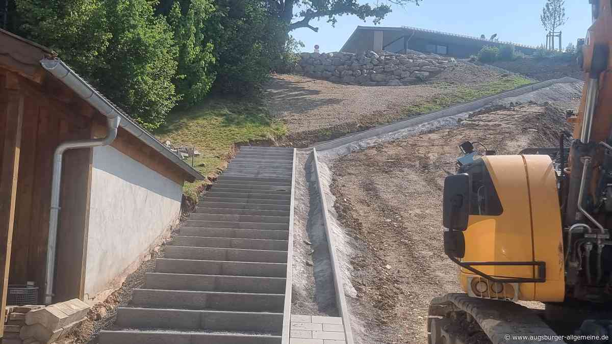 Neuer Fußweg hat Besonderheit und sorgt für kurzen Weg vom Ober- ins Unterdorf