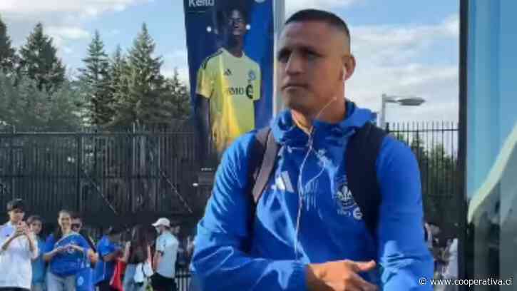 [VIDEO] Alexis fue recibido como ídolo a la espera de su estreno como local con Montreal