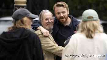 Gary Oldman and Jack Lowden share emotional hug on set of Slow Horses