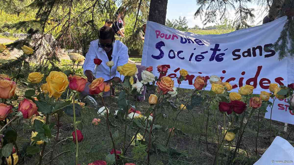Montrealers march to denounce violence against women after 2 killed in 1 week