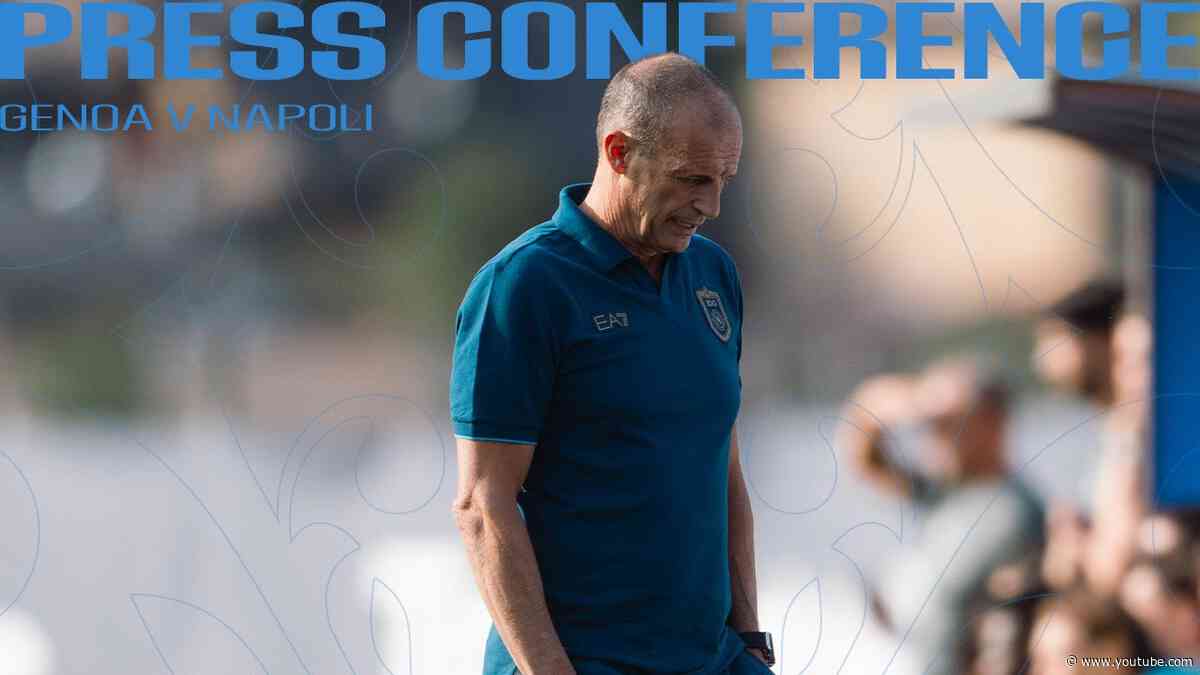 LIVE | La conferenza stampa di Mister Allegri alla vigilia di #GenoaNapoli