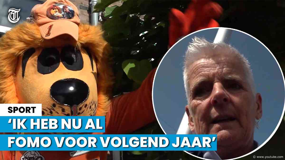 Oranjeleeuw 'verdrietig' om einde Grand Prix in Zandvoort: 'Gaat niet zo goed met de leeuw'