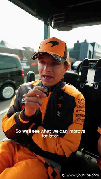 Lando's post-Sprint thoughts 💭