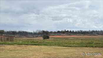 Firefighters protect Binger homes from fast-moving wildfire