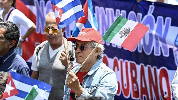 Mexicanen komen in actie om Cuba te helpen, nu regering onder druk van de VS een stap terugdoet