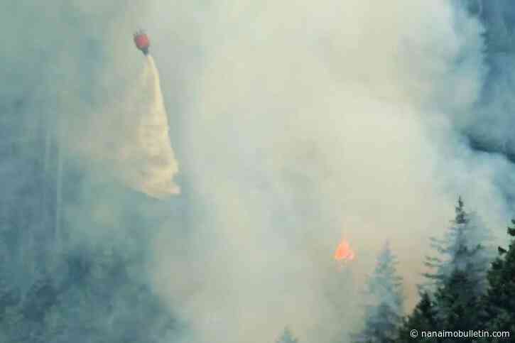 Fire on Beaufort Range near Port Alberni now being held by B.C. Wildfire crews