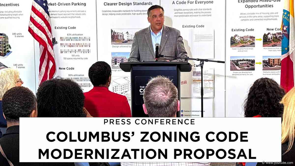 Press Conference: Columbus’ Zoning Code Modernization Proposal