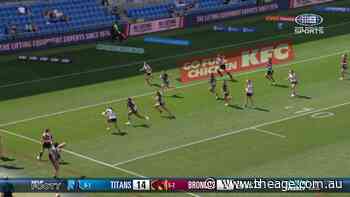Titans strike with scrum play