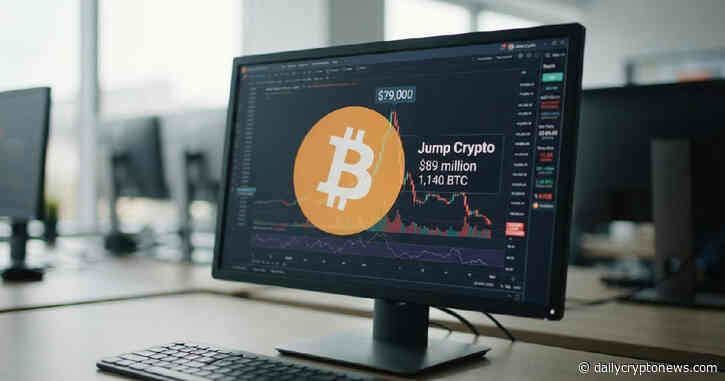 Bitcoin hits $79k as Jump Crypto sells $89M, signaling potential correction