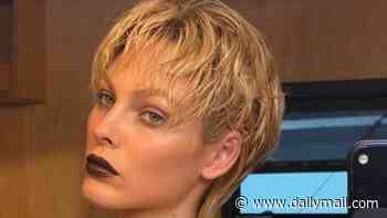 Leonardo DiCaprio's model girlfriend Vittoria Ceretti, 28, looks unrecognizable as she copies the actor's iconic 90s haircut