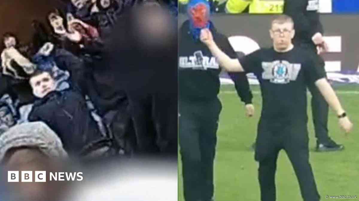 Two men banned from every football ground in UK after Old Firm disorder