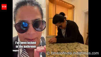 Comedian Zarna Garg says she was trapped in Hermès bathroom for 80 minutes in Berlin