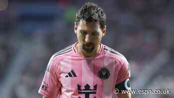 Messi scores but Miami slumps to 4th loss in 5