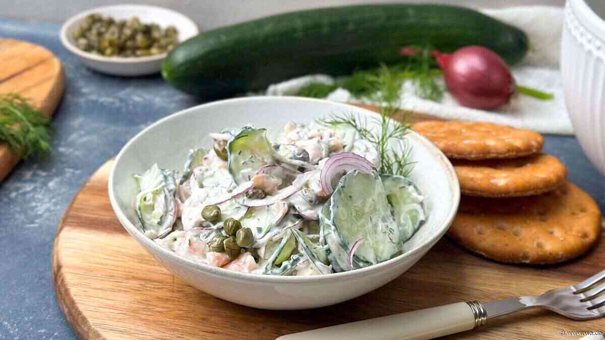3 Schritte und 20 Minuten: Dieser Gurkensalat ist das leichte Sommerrezept ohne Kohlenhydrate
