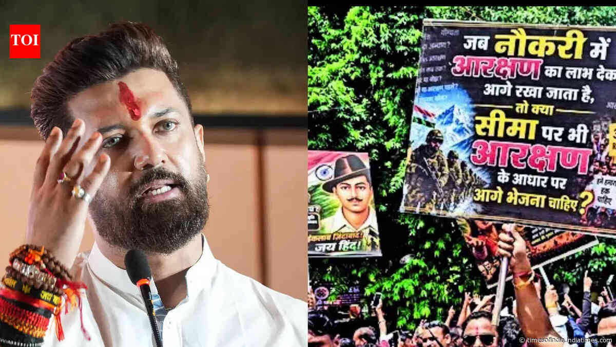 Anti-reservation protests: Chirag Paswan says govt will engage if demands presented systematically