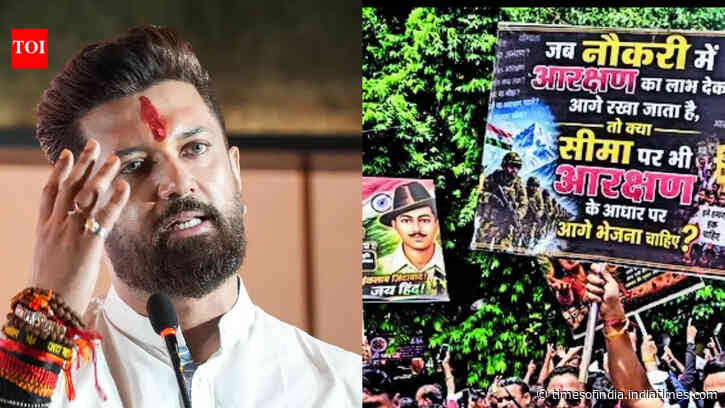 Anti-reservation protests: Chirag Paswan says govt will engage if demands presented systematically