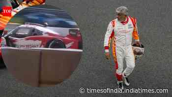 Ajith Kumar escapes unhurt after racing car crash