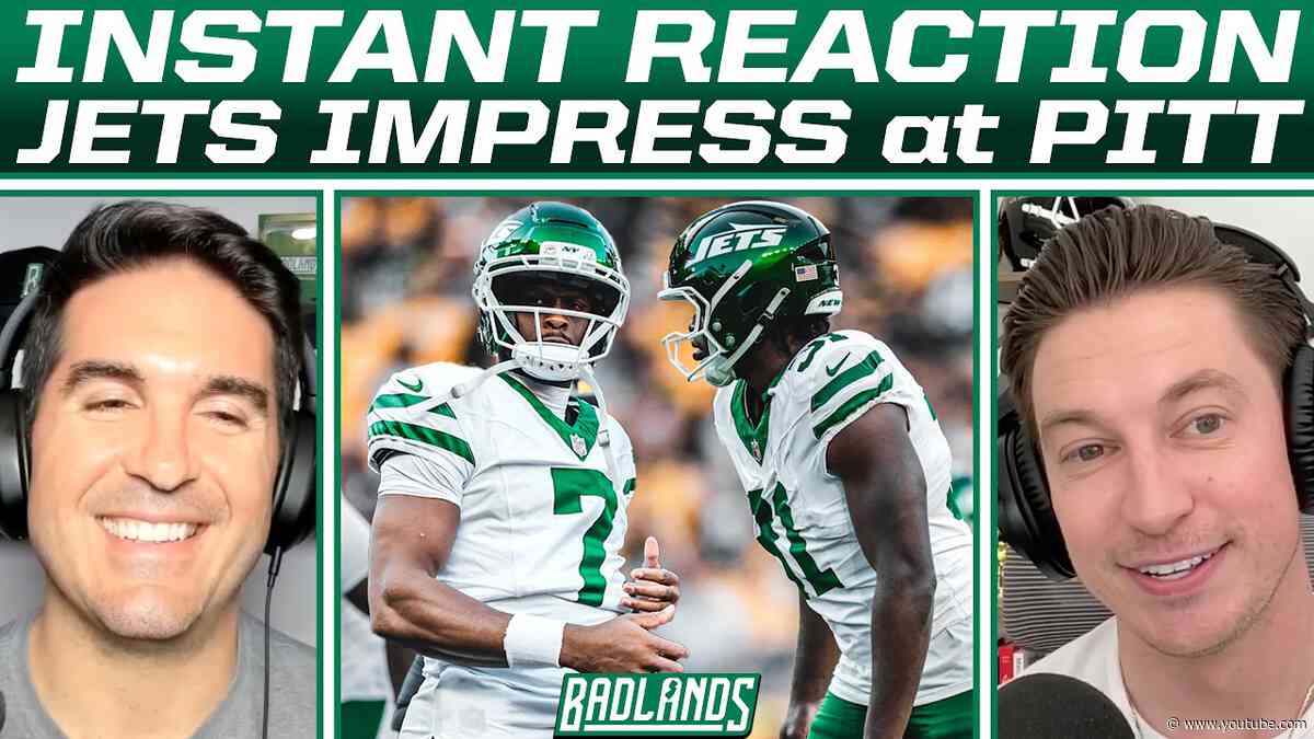 New York #Jets vs. Pittsburgh #Steelers REACTION (FULL BADLANDS)