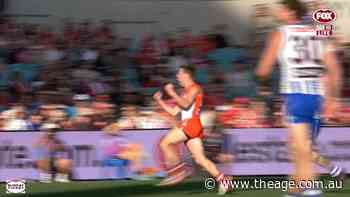 Emotions run high as Swans star nails goal