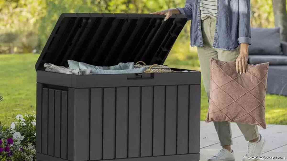 Argos £37 'sturdy' garden storage box shoppers say 'withstands winter weather'