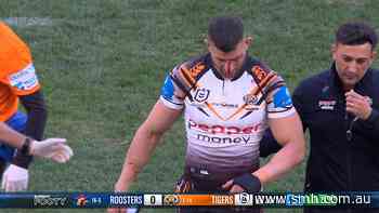 Twal cut open, throws mouthguard in fury