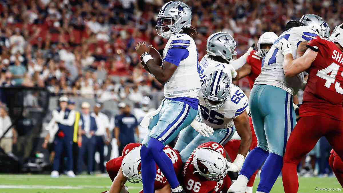 Heimische Buhrufe für Watson: Cowboys-Quarterback liefert eine Show