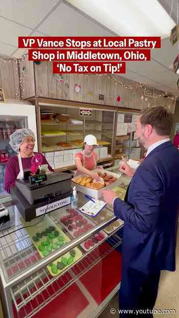 VP Vance is BACK in his Ohio hometown- NO TAX ON TIPS! 🇺🇸💸