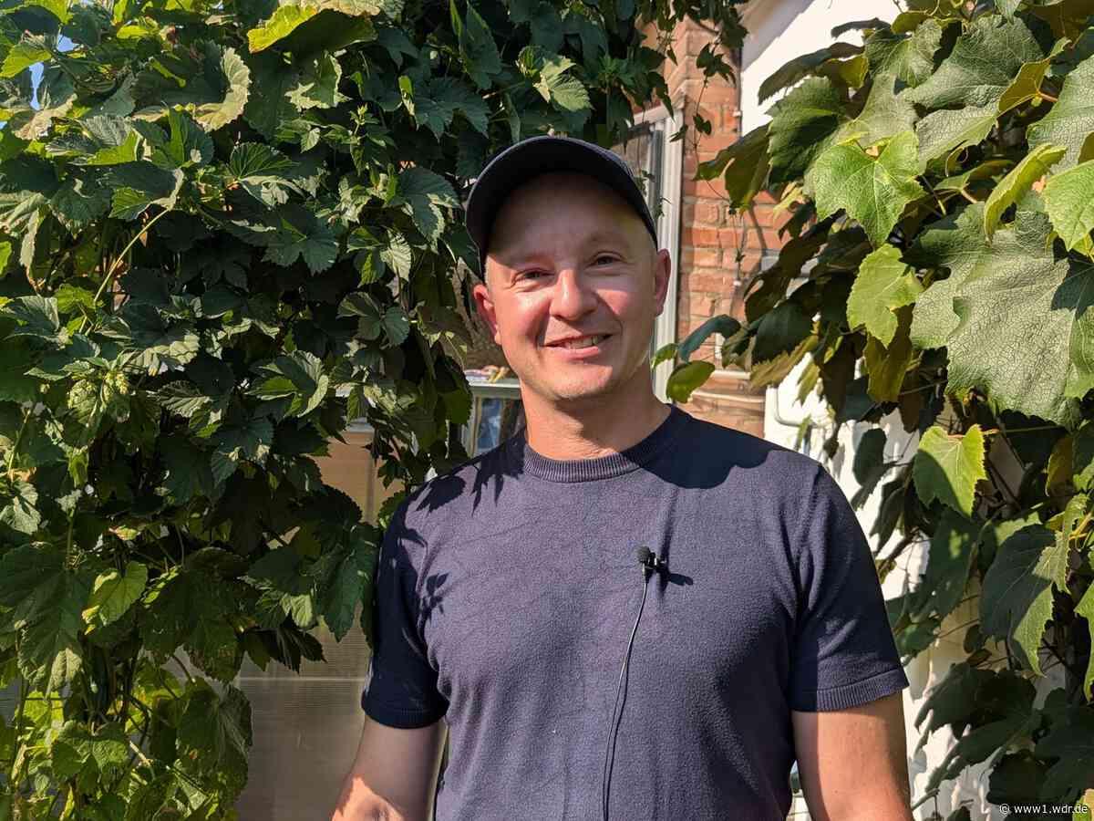 Hobbybrauer aus Bonn hat Hopfen im Garten