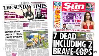 The Papers:  'Power to block nimby protests' and Meghan 'deal could be off'