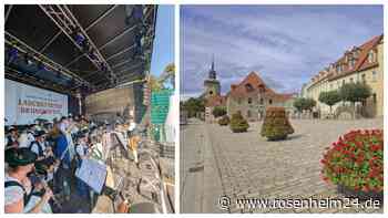 Wenn die Blasmusik fehlt: Rohrdorfer Kapelle hilft bei Brunnenfest in Bad Lauchstädt aus