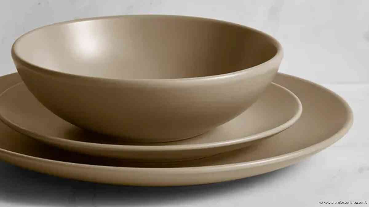 'Perfect for everyday use' 12-piece Dunelm dinner set under £5 in deal