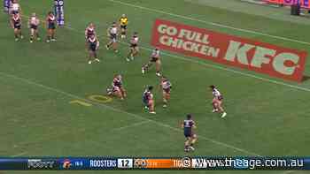 Toia's slick right-foot step starts Roosters charge