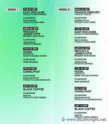 HÏ Ibiza: the September 1st-12th, 2026  program & line-ups!