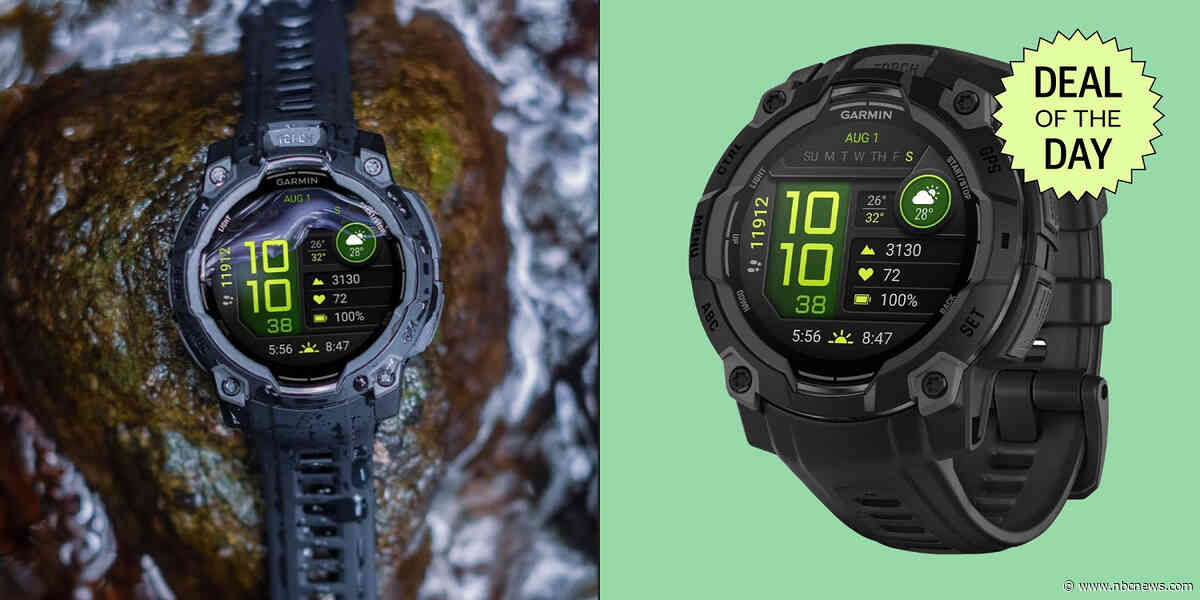 The Garmin Instinct 3 is at its back at its Prime Day low — it’s $150 off