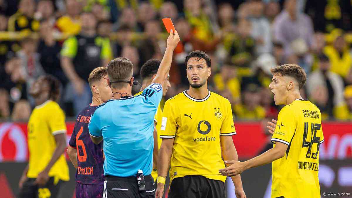 Rot im Supercup: Diese Folgen könnte der Platzverweis für Bensebaini haben