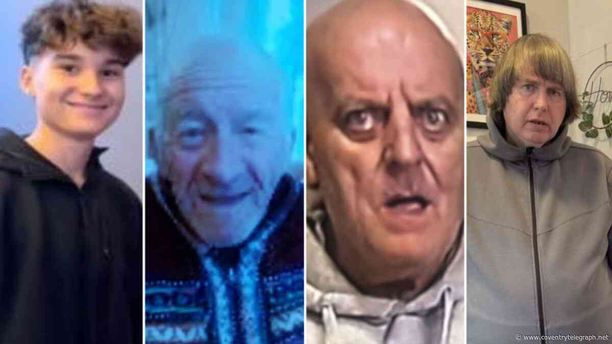 Faces of four people missing across Coventry and Warwickshire