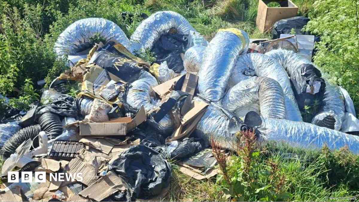 Cannabis farm fly-tips a 'plague' on countryside