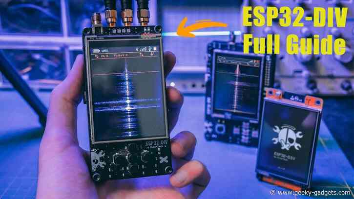 Build a DIY Open-Source Flipper Zero Using a ESP32-DIV