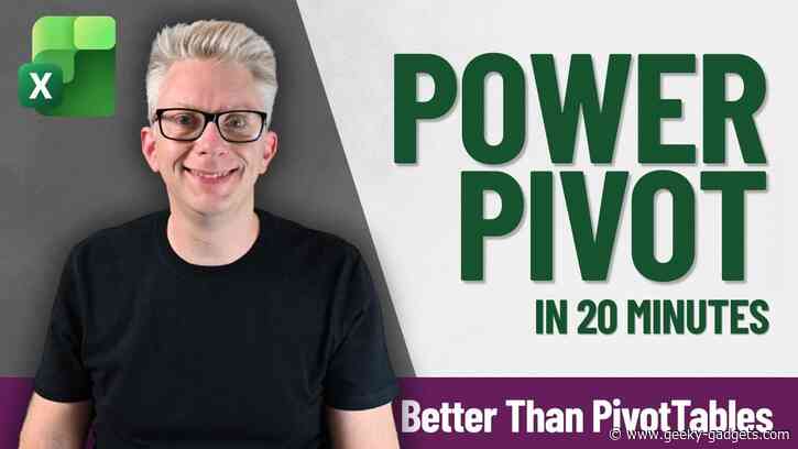 Excel Power Pivot Beats Standard Tables by Linking Datasets