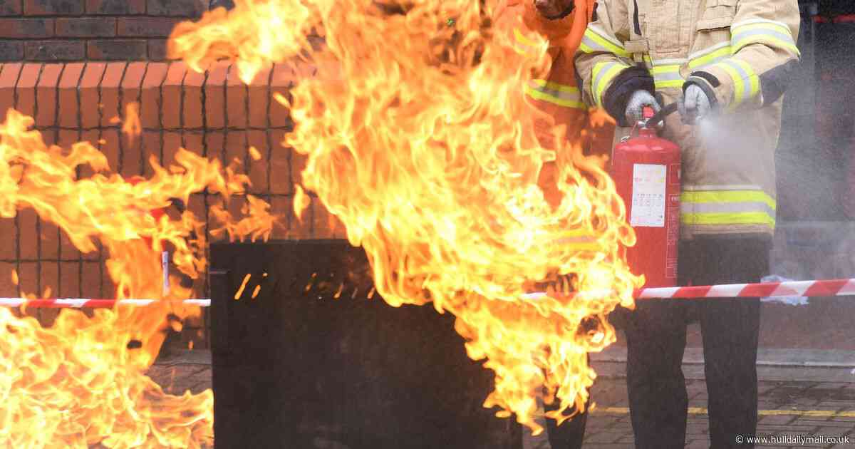 Brave supporters of HEY Children’s University take on the heat in Firefighter Challenge