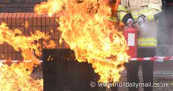 Brave supporters of HEY Children’s University take on the heat in Firefighter Challenge
