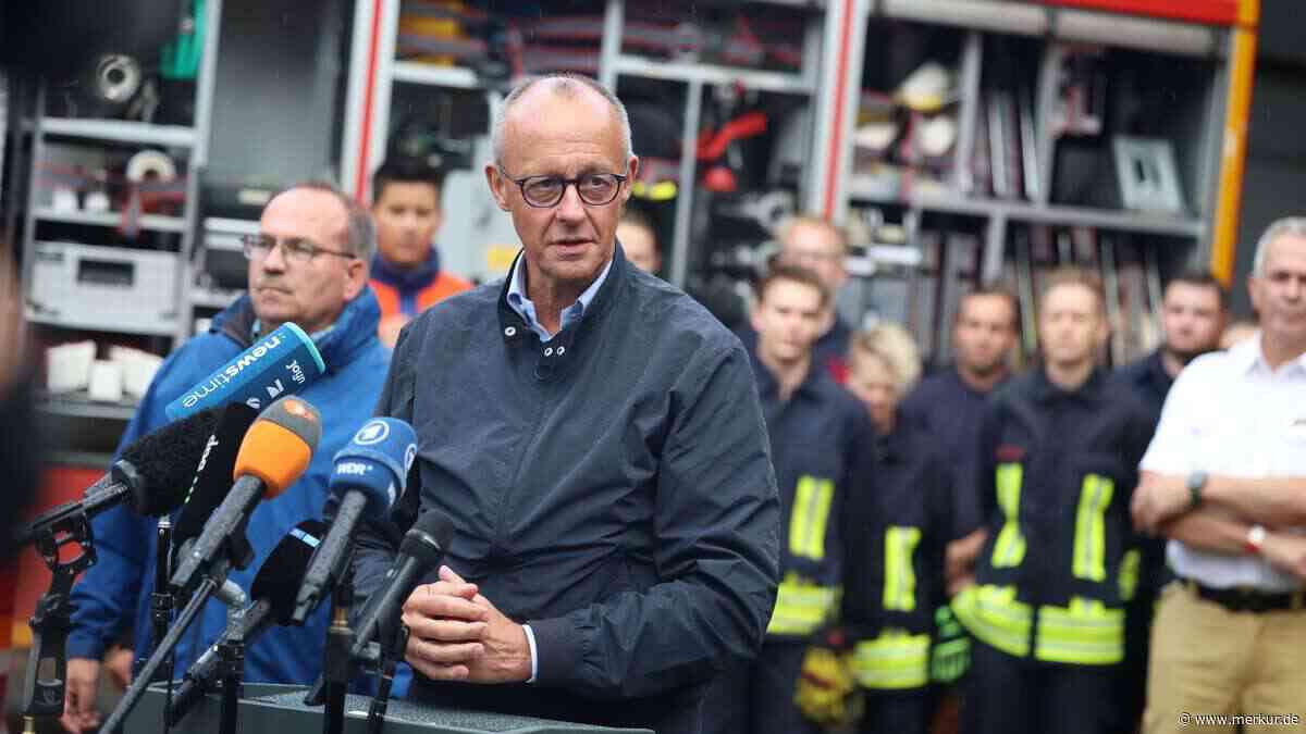 Pfeifkonzert für Merz im Waldbrandgebiet: Landrat kontert Wutbürger – auch Feuerwehr gibt ihm Rückendeckung