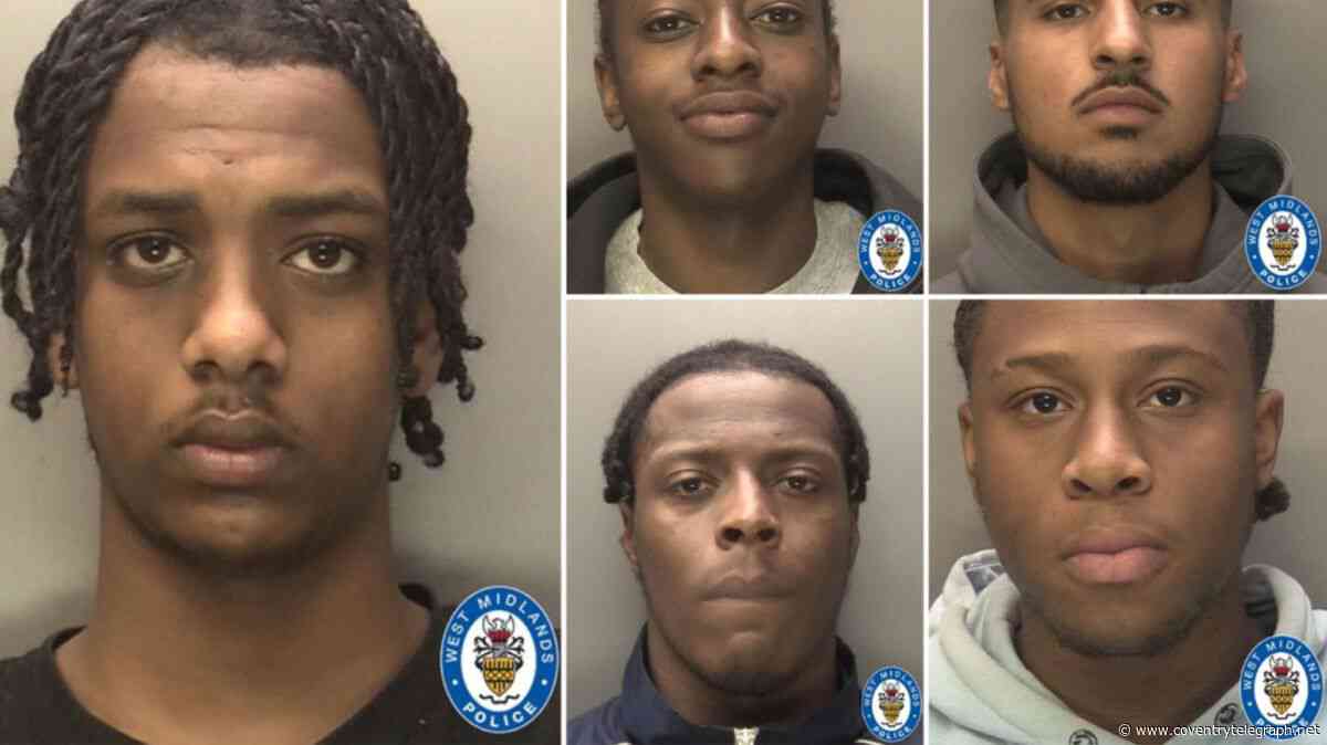 Faces of Spice Lounge gang who 'attacked man at Coventry takeaway after night partying'