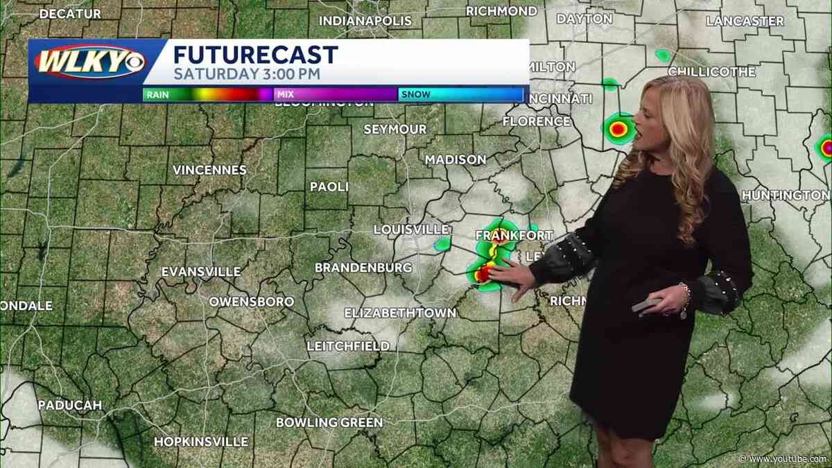 Isolated Saturday storm threat