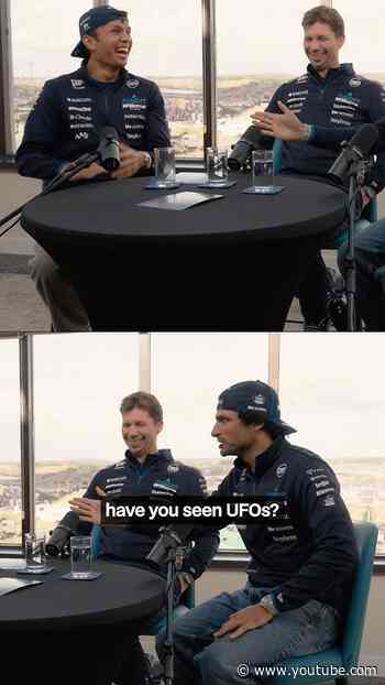 Alex Albon's new merch collab - tin foil hats 🛸 #f1