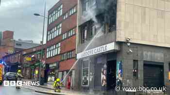 Empty former city nightclub hit by blaze