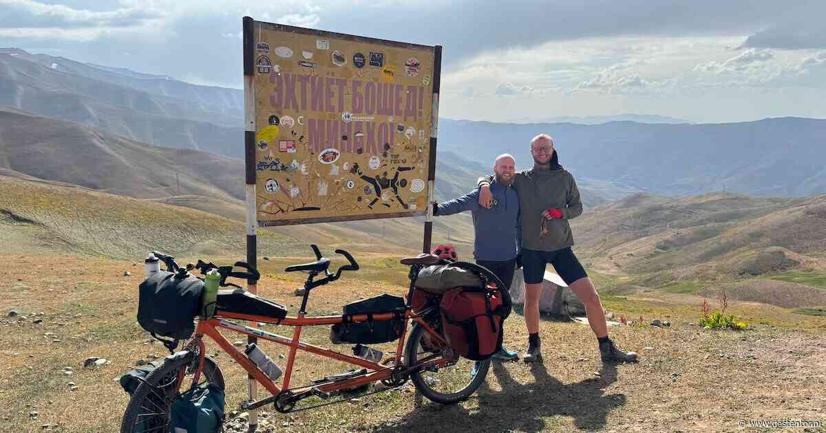 Martijn (30) fietst 7000 kilometer naar Tadzjikistan: ‘Even leek het einde oefening’