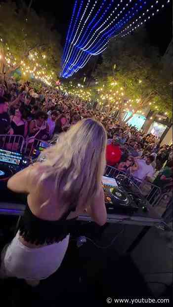our friend #Casmalia dropping her remix of @BlackGummy "Future People" in Santa Monica :D