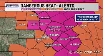 Extreme Heat Warning, Heat Advisory, and record highs