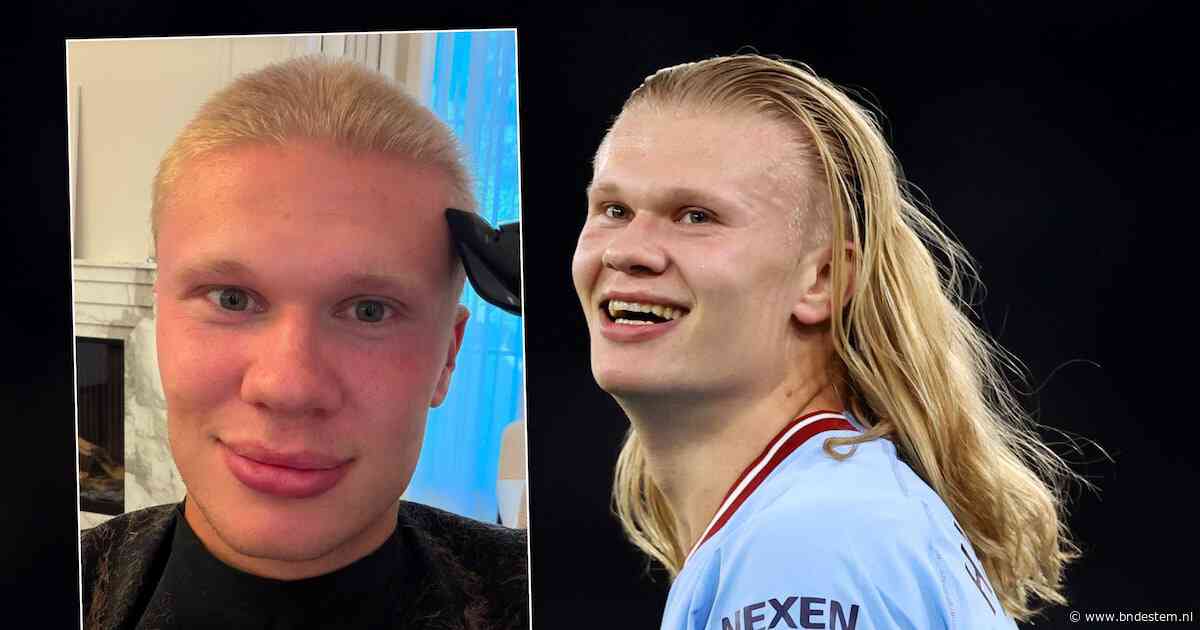 Erling Haaland verrast fans en vrienden met afgeschoren haren: ‘Ik lijk een beetje op Kevin van Home Alone’